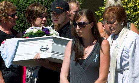 Christchurch earthquake funeral