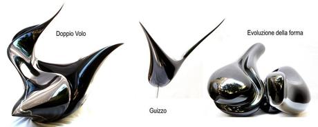 Emanuele Rubini sculptor presents new artworks “Double Flight, Evolution of the form, Wriggle”