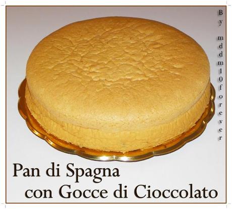 PAN DI SPAGNA CON GOCCE DI CIOCCOLATO