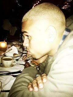 Chris Brown goes Blonde