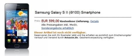 prezzo Samsung Galaxy S2 Quanto costa Samsung Galaxy S2? 