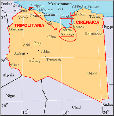 Libia: la Geografia è importante....