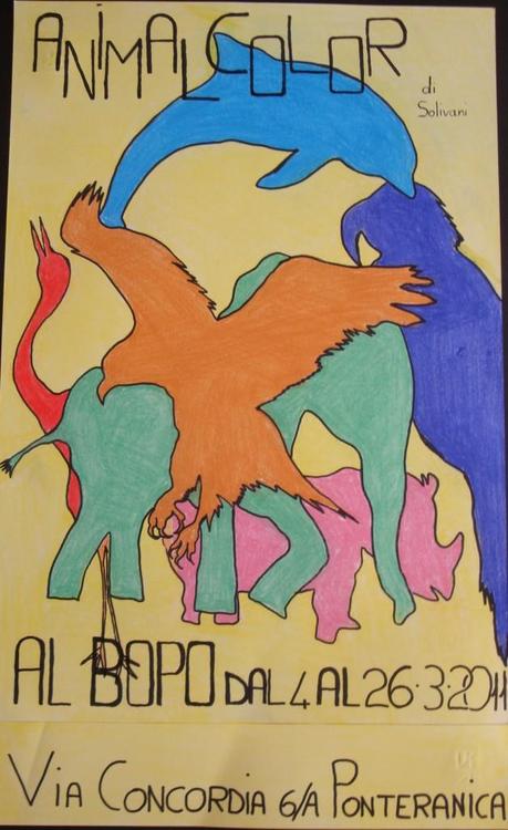 Locandina animal color