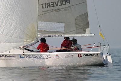 Vela: Argento per Pulverit - Città di Punta Marina Terme all'Invernale di Marina di Ravenna