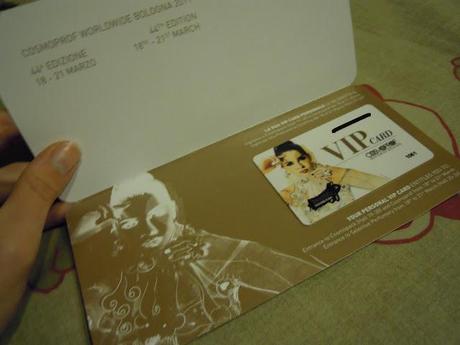 VIP Card COSMOPROF ♥