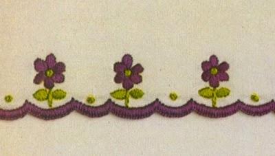 Ricamo classico: bordi da ricamare