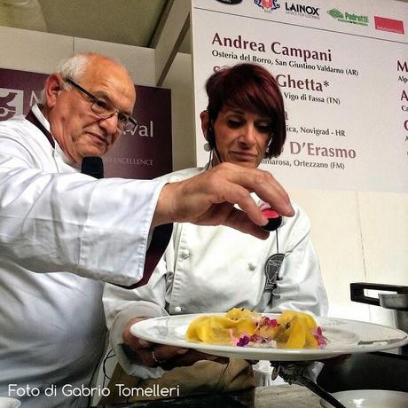 Cappellacci caserecci al ciauscolo con il professor Giorgio Nardelli #mwf14