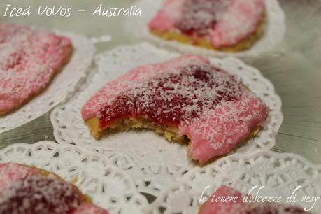 Homemade Iced Vovo's -  i tipici  biscotti glassati australiani per accompagnare il tè