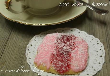 Homemade Iced Vovo's -  i tipici  biscotti glassati australiani per accompagnare il tè