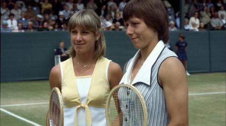 Evert e Navratilova a Wimbledon (1980) - foto © Fotosports International