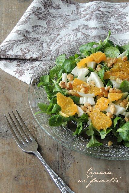 Insalata di arance con finocchi e noci