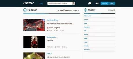 Keek - social network per condividere video e foto con gli amici