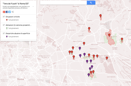 La Terra dei Fuochi è a Roma. E questa mappa lo dimostra. Tra roghi, discariche abusive, medicinali scaduti, scorie interrate. Altro che centri d'accoglienza a Roma Est...