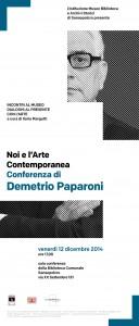 Noi e l'Arte contemporanea: conferenza di Demetrio Paparoni a Sansepolcro 