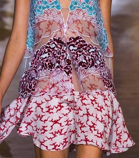 STAMPE, PATTERNS ED EFFETTI DI SUPERFICIE: BELLISSIMI DETTAGLI DALLA SETTIMANA DELLA MODA DI PARIGI (MODA DONNA PRIMAVERA/ESTATE 2015) / 8