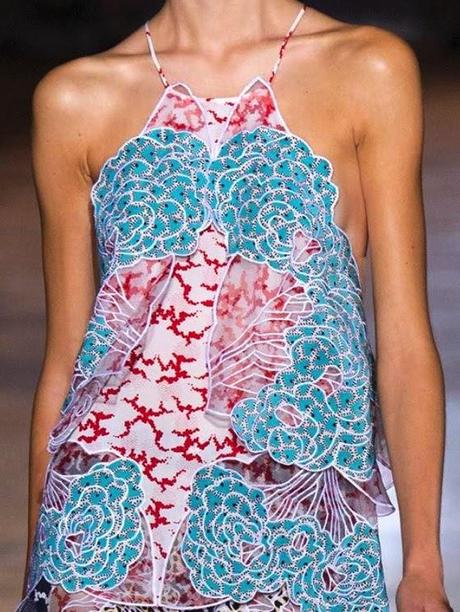 STAMPE, PATTERNS ED EFFETTI DI SUPERFICIE: BELLISSIMI DETTAGLI DALLA SETTIMANA DELLA MODA DI PARIGI (MODA DONNA PRIMAVERA/ESTATE 2015) / 8