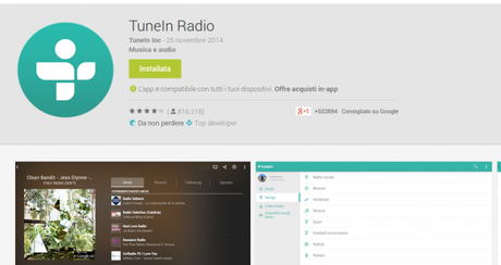 TuneIn Radio   App Android su Google Play