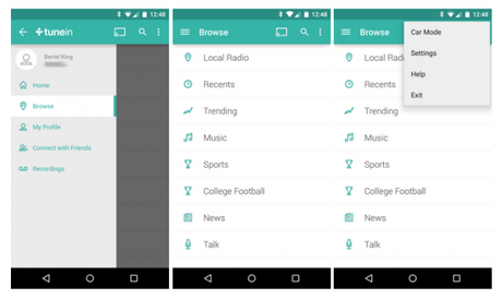 TuneIn Radio Gets Material Update In Addition To Chromecast Support