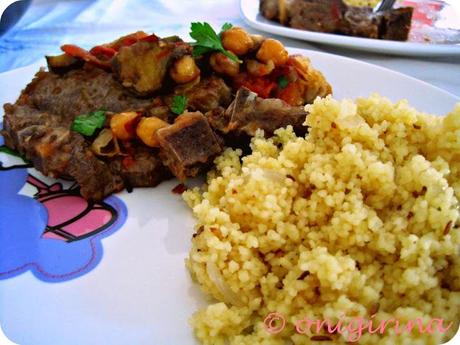 FracooksJamie: North african lamb e Spicy Couscous