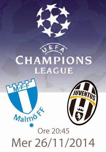 Champions League: Le probabili formazioni di Malmo-Juventus