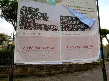 Alfio Marchini stecca la prima. Vuole fare lo sgambetto all'amministrazione, ma viene pizzicato con decine di manifesti abusivi. E stasera su Le Iene...