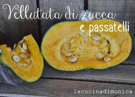 vellutata di zucca e passateli