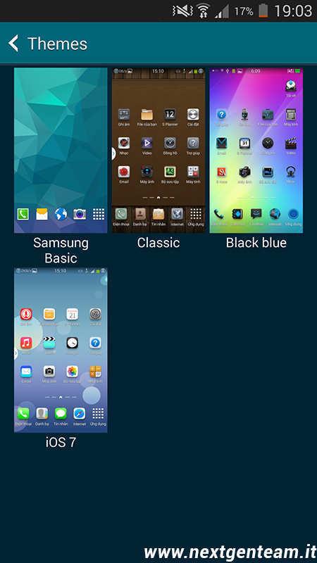 TouchWiz: i temi sono solo un miraggio