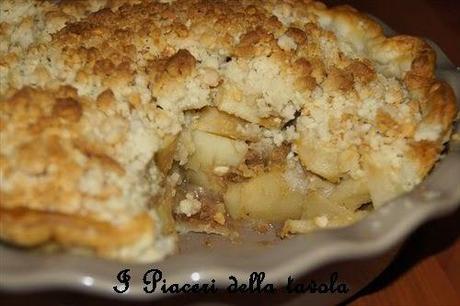 Crumble apple pie
