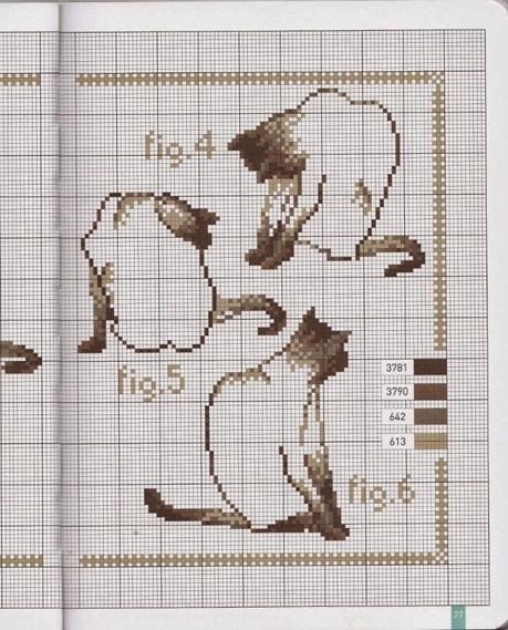 Schema puntocroce gatti