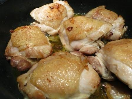 Pollo e carciofi grigliati