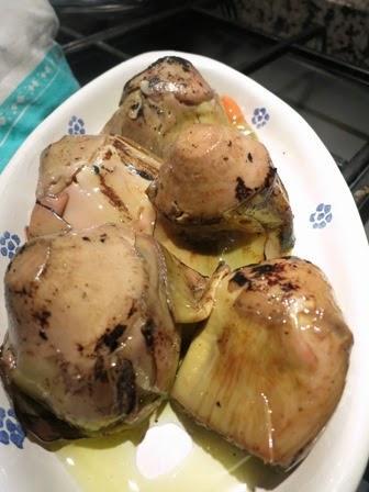 Pollo e carciofi grigliati Pollo e carciofi grigliati