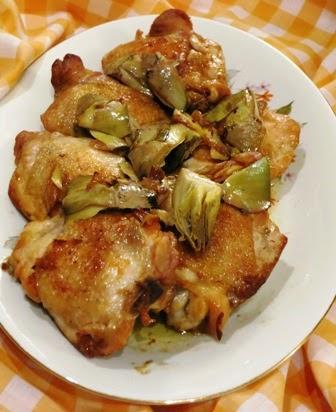 Pollo e carciofi grigliati Pollo e carciofi grigliati