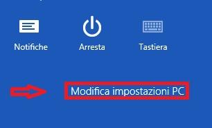 Windows 8 - Modifica Impostazioni PC