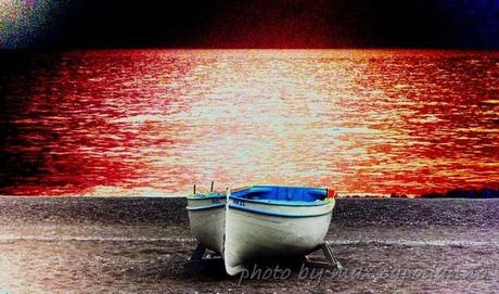 Barche d'inverno a Positano