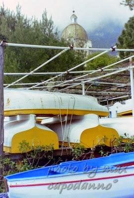 Barche d'inverno a Positano
