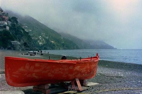 Barche d'inverno a Positano