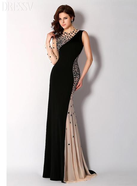 dressv.com SUPPLIES Amazing One-Shoulder Long Sleeve Beading Jewel Long Evening Dress Evening Dresses 2015