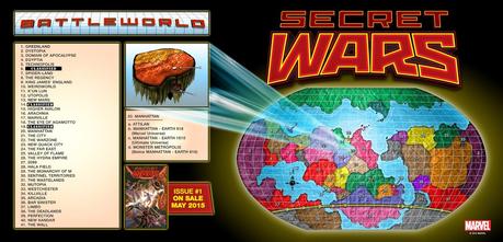 Secret Wars - La mappa completa!