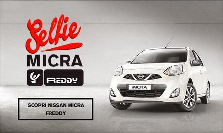 Concorso Nissan, vinci una MICRA FREDDY con un selfie.