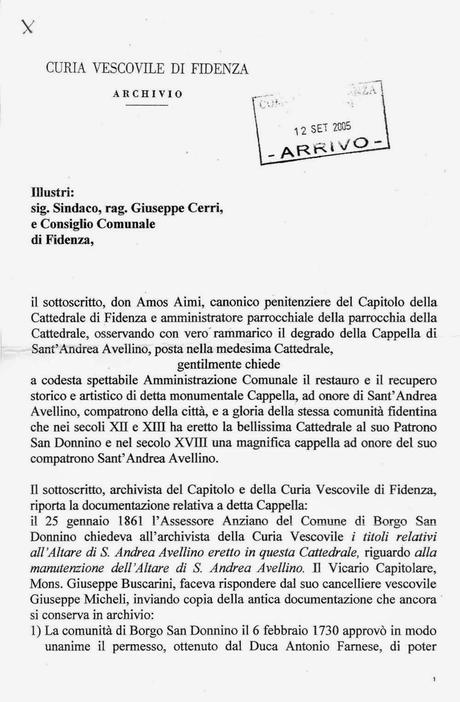 Un debito morale verso Don Amos Aimi che va saldato