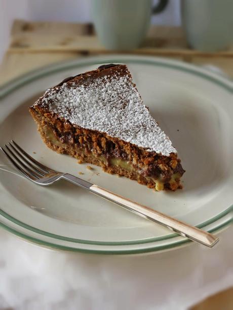 Crostata alla farina di castagne, crema alla vaniglia e cioccolato e Taste of Christmas a Verona