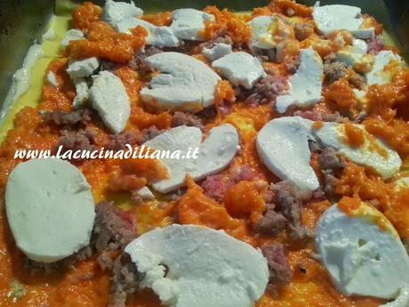 Lasagne con Zucca e Salsiccia