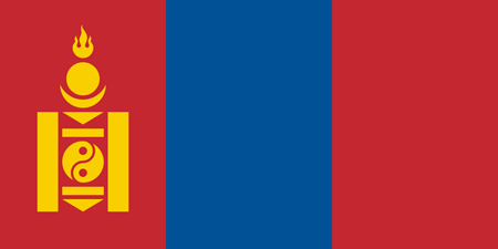 La bandiera della Mongolia