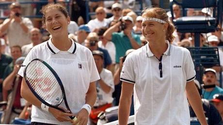 Seles e Graf alla finale US Open 1995 (foto http://espn.go.com/)