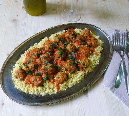 cous cous con polpettine