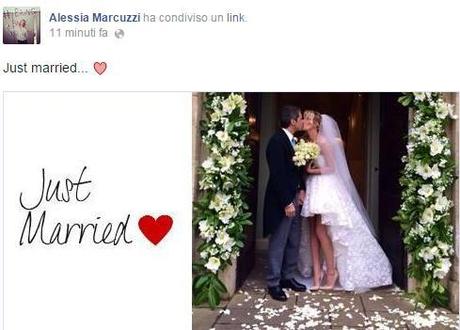 Alessia Marcuzzi ha sposato Paolo Calabresi