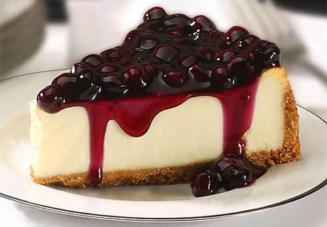 Bisogno di energia immediato? Cheesecake ai mirtilli