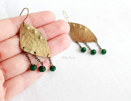 New boho and tribal earrings {Spirit of Earth collection}