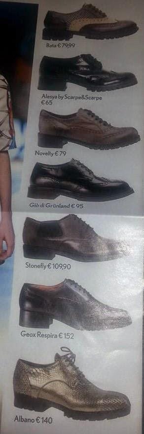 SCARPE DI TENDENZA AUTUNNO INVERNO 2014