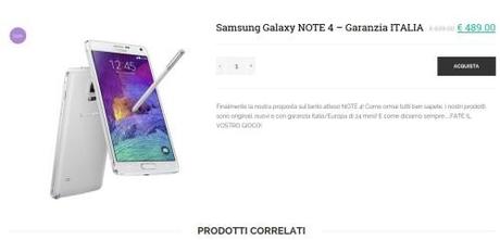 Samsung Galaxy Note 4 a 489 euro da Zion Smart Shop Samsung Galaxy Note 4 Garanzia Italia a 489 euro da Zion Smart Shop Samsung Galaxy Note 4 Garanzia Italia a 489 euro da Zion Smart Shop Samsung Galaxy Note 4 Garanzia Italia a 489 euro da Zion Smart Shop